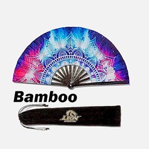 Beautiful & High Quality 26 inch Bamboo Hand Fan.